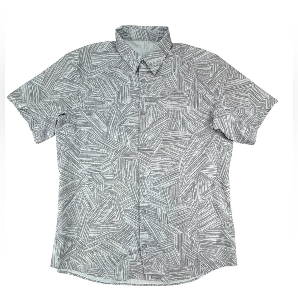 Lululemon | Airing Easy Short Sleeve Button Down | Men’s Size Large